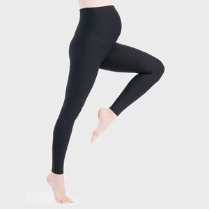 The GLOWE Maternity Legging 28" black xs pregnancy postpartum EUC